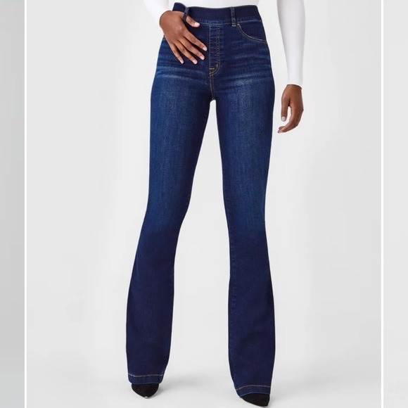 SPANX Denim - Spanx EveryWear Flare Jeans Size Medium High Waist Limited Edition 20327Q